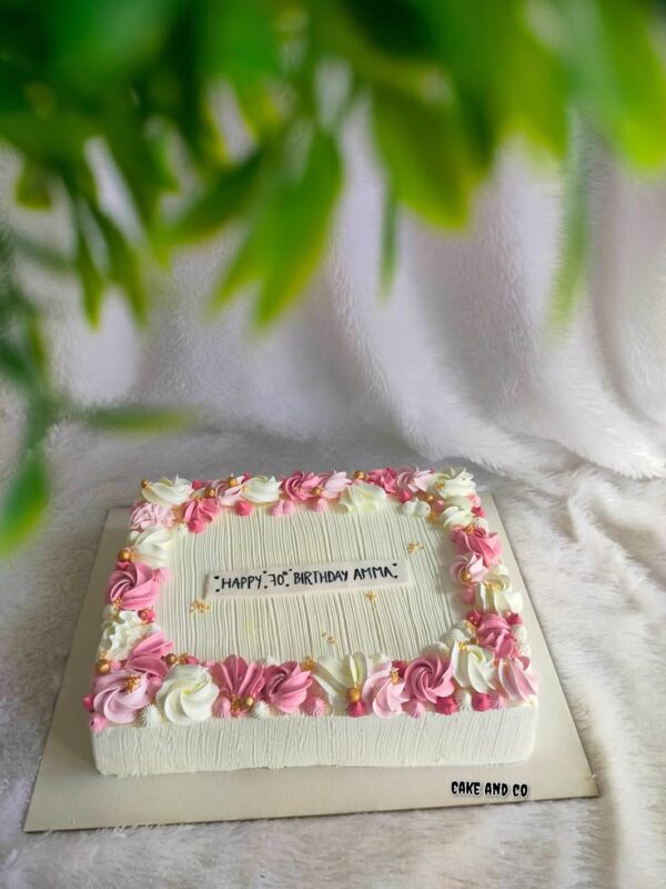 Single layer cake